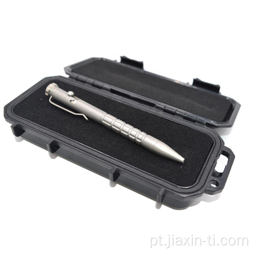 Multi Função Autom Protect Titanium Bolt Action Pen